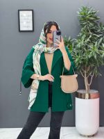 مانتو لنین آستین گت ضربدری کد 2803 - تصویر 20