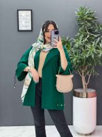 مانتو لنین آستین گت ضربدری کد 2803 - تصویر 3