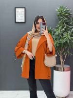 مانتو لنین آستین گت ضربدری کد 2803 - تصویر 13