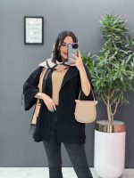مانتو لنین آستین گت ضربدری کد 2803 - تصویر 7