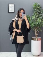 مانتو لنین آستین گت ضربدری کد 2803 - تصویر 12
