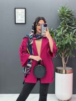 مانتو لنین آستین گت ضربدری کد 2803 - تصویر 16