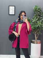 مانتو لنین آستین گت ضربدری کد 2803 - تصویر 21