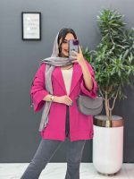 مانتو لنین آستین گت ضربدری