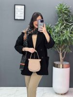 مانتو دخترانه مشکی