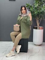 مانتو یقه مردانه