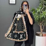 شال موهر طرح LV کد 2886
