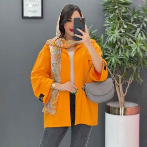 مانتو لنین آستین پاکتی جیب پاگن