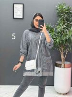 مانتو یقه دکمه
