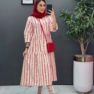 مانتو پیراهنی طرح سنتی در ونوس مد