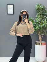 مانتو یقه مردانه