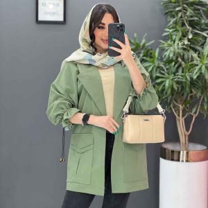 مانتو آستین گت سرجیب دوبل