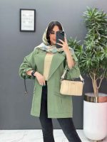 مانتو آستین پفی