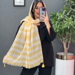 شال لنین طرح راه راه درشت کد 2899