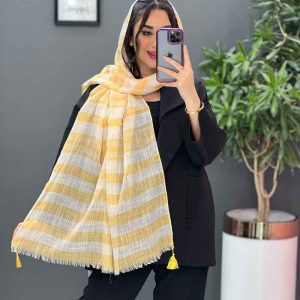 شال لنین طرح راه راه درشت کد 2899