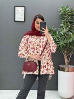 مانتو شومیزی لنین طرح دار سنتی