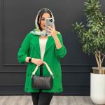مانتو لینن جیب پاکتی بغل پاگن