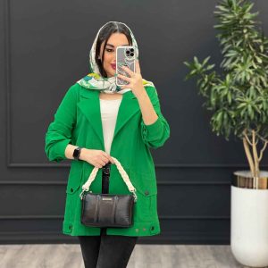 مانتو لینن جیب پاکتی بغل پاگن