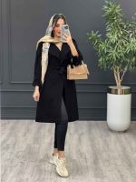 مانتو بلند مشکی