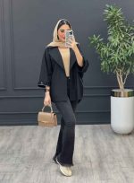 مانتو یقه انگلیسی