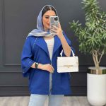 مانتو داکرون زیپ دوزی