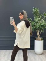 خرید مانتو لینن