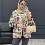 مانتو کوک دوزی گلدار
