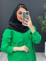 مانتو سبز داکرون