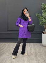 مانتو داکرون بنفش