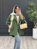 مانتو زنونه یشمی