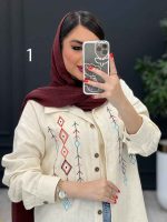 مانتو گلدوزی
