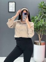 شومیز یقه مردانه