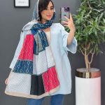 شال ترکیبی زنجیر دار کد 2881