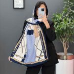شال موهر کوبیده طرح LV کد 2882