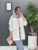 مانتو دخترانه سفید