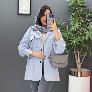 مانتو لنین سه جیب آستین پیله
