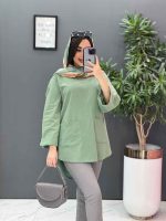 مانتو لینن صابونی
