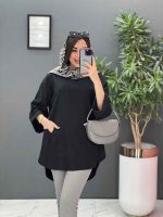 مانتو مشکی زنانه