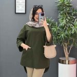 مانتو جلو بسته جیب برش دار