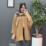 مانتو پانچ آستین پیله درشت