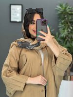 مانتو پانچ آستین پیله درشت کد 2824 - تصویر 14