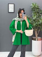 مانتو پانچ آستین پیله درشت کد 2824 - تصویر 4