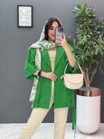 مانتو پانچ ژیله حلقه پایین گت 2830 - تصویر 2