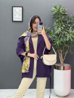 مانتو پانچ ژیله حلقه پایین گت 2830 - تصویر 7