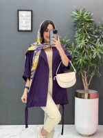 مانتو پانچ ژیله حلقه پایین گت