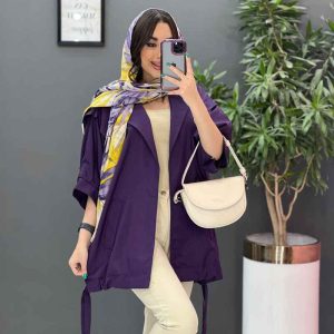مانتو پانچ ژیله حلقه پایین گت