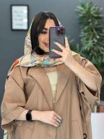 مانتو پانچ ژیله حلقه پایین گت 2830 - تصویر 5