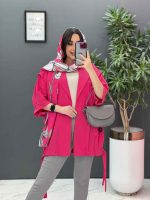 مانتو پانچ ژیله حلقه پایین گت 2830 - تصویر 14