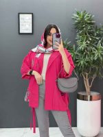 مانتو پانچ ژیله حلقه پایین گت 2830 - تصویر 3