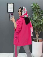 مانتو پانچ ژیله حلقه پایین گت 2830 - تصویر 8